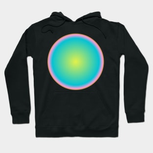 Retro Blue Gradient Eye Hoodie